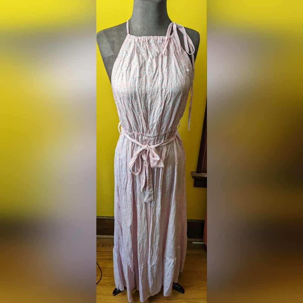 Floral Sleeveless Maxi Dress